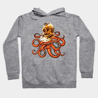 Cool Tees Octopus Surf and Diver Hoodie